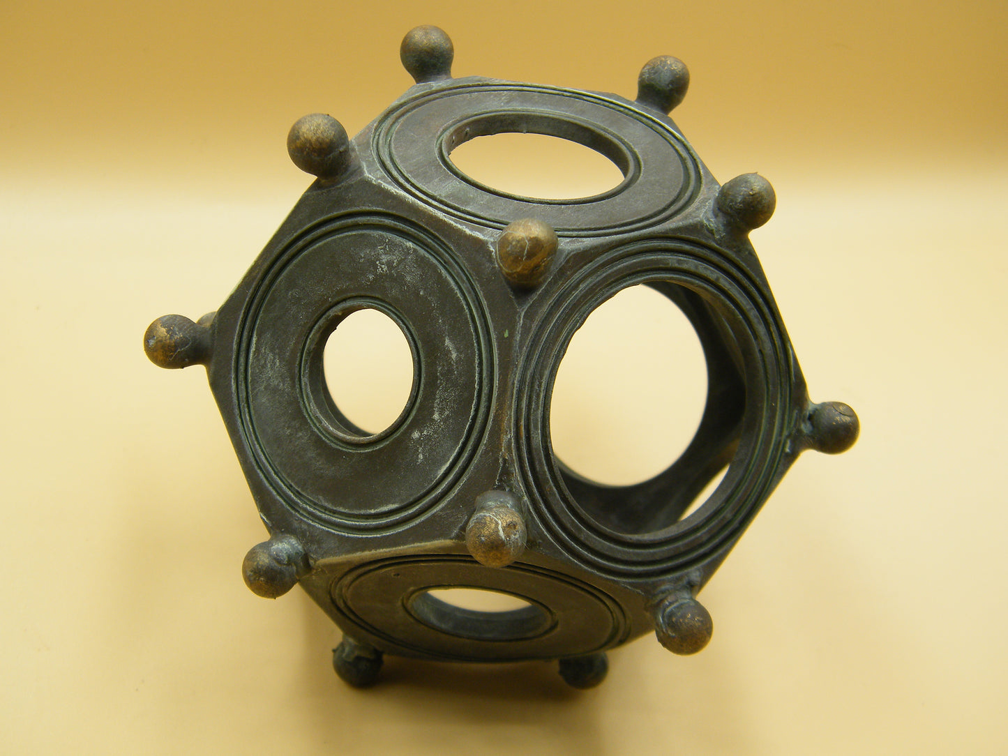 Custom made resin replica of Roman Dodecahedron. Natural size. Decoration - GB-3D