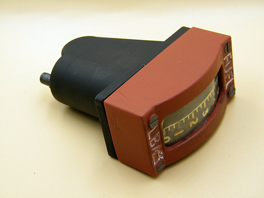British RAF Spitfire Hurricane WW2 - fuel pressure gauge control panel - replica