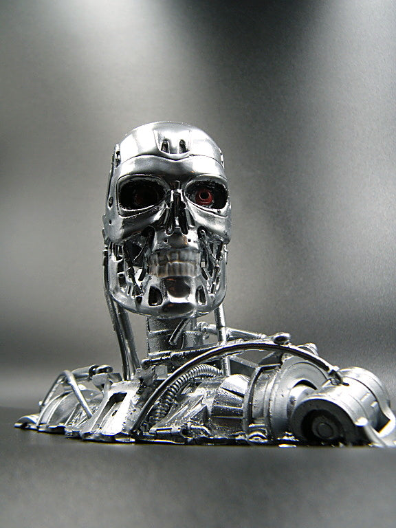 130 mm (5,1") Bust Resin Figure Model of Terminator T-800 -