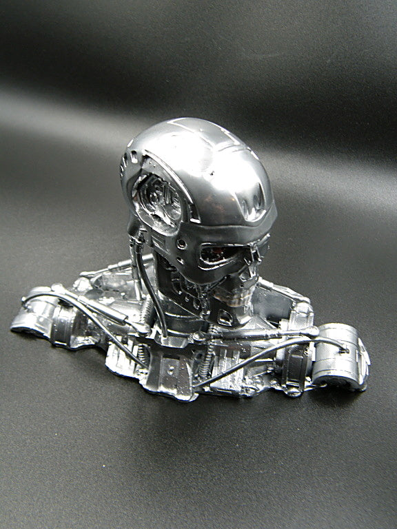 130 mm (5,1") Bust Resin Figure Model of Terminator T-800 -
