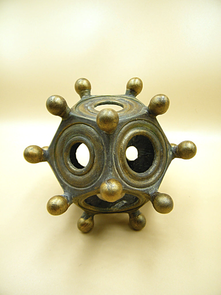 Custom made resin replica of Roman Dodecahedron from London Museum. Real size. - GB-3D