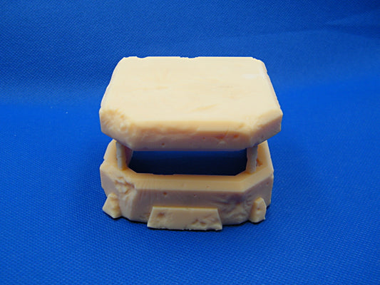 1/72 scale resin Defensive concrete fighting position, bunker for diorama