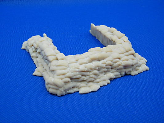 1/72 scale resin Defensive sandbags fighting position for diorama
