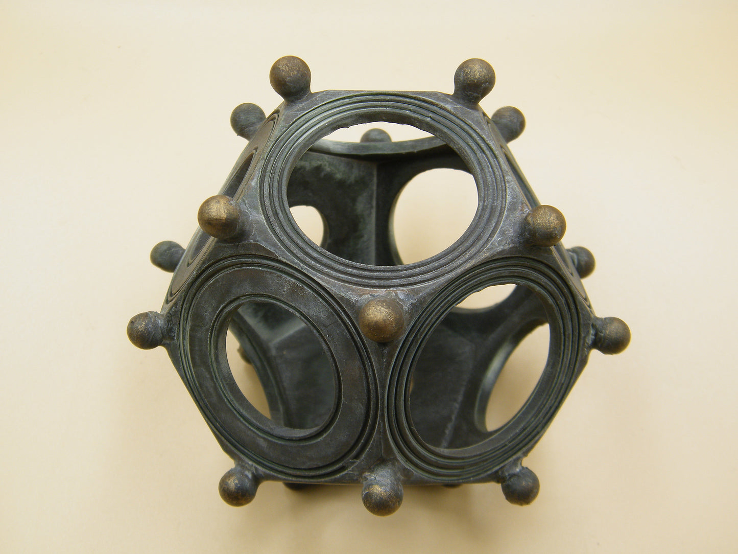 Custom made resin replica of Roman Dodecahedron. Natural size. Decoration - GB-3D