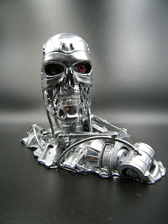 130 mm (5,1") Bust Resin Figure Model of Terminator T-800 -