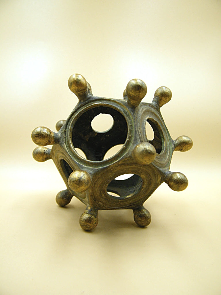 Custom made resin replica of Roman Dodecahedron from London Museum. Real size. - GB-3D
