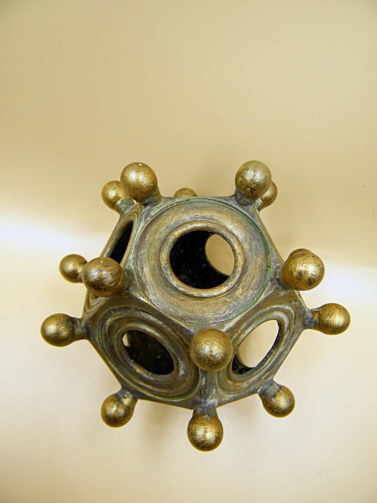 Custom made resin replica of Roman Dodecahedron from London Museum. Real size. - GB-3D