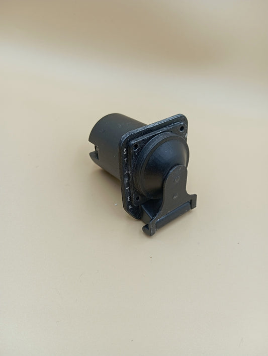 British RAF Spitfire fighter airplane WW2 era - engine start button - replica